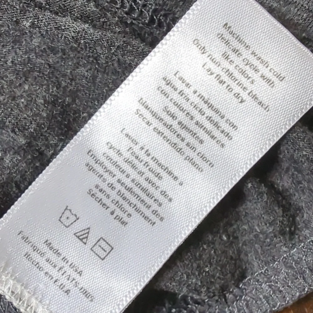 LLUNYA I Gray Grey Relaxed Good in Bed Crew Neck Long Sleeve Lounge Shirt, M - Picture 14 of 16